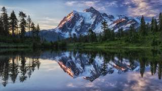 Sunrise on Mount Shuksan (James K. Papp) - Muzeo.com