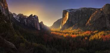 Yosemite Firefall (Yan Zhang) - Muzeo.com