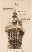Le Sommet de la Tour Eiffel (Neurdein Frères) - Muzeo.com