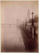 London, Parliament and Westminster bridge (Gabriel Loppé) - Muzeo.com