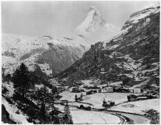 View of Zermatt and Mount Cervin (Adolphe Braun) - Muzeo.com