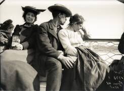 Four persons on a ship (Karl Demel) - Muzeo.com