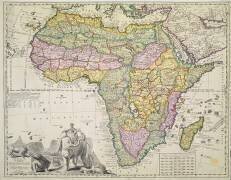 Map of Africa (Pieter Schenk) - Muzeo.com