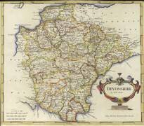 Map of Devonshire (Robert Morden) - Muzeo.com