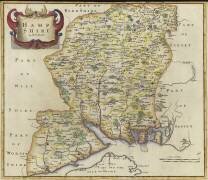Map of Hampshire (Robert Morden) - Muzeo.com