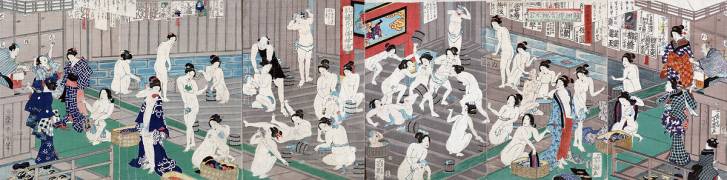 Naked bodies (Toyohara Kunichika) - Muzeo.com