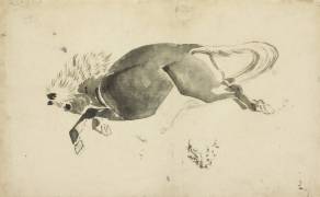 Running Horse (Hokusai) - Muzeo.com