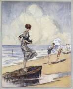 Beach scene (Claude Shepperson) - Muzeo.com