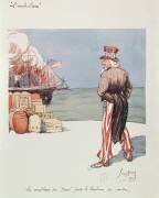 Caricature of 'Uncle Sam' at the time of the 1st World War (Henri Jules Jean Geoffroy) - Muzeo.com