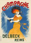 Champagne Delbeck (Leonetto Cappiello) - Muzeo.com