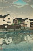 Cloudy Day at Matsue in Izumo Province (Izumo Matsue [kumoribi]), from the series 