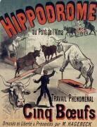 Hippodrome au pont de l'Alma (Jules Chéret) - Muzeo.com