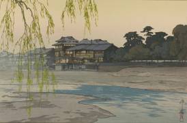 Kamogawa in Kyoto (Hiroshi Yoshida) - Muzeo.com