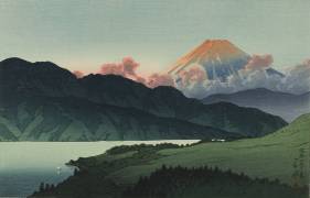 Lake Ashino (Hasui Kawase) - Muzeo.com