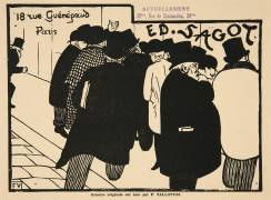 Les Amateurs dEstampes (Félix Vallotton) - Muzeo.com
