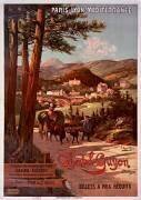 Paris-Lyon-Méditerranée. Chatel-Guyon, Auvergne [...] : Billets à prix réduits (Hugo d'Alesi) - Muzeo.com