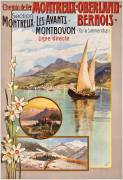 Poster advertising Montreux-Oberland-Bernois train journeys (Anton Reckziegel) - Muzeo.com