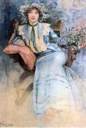 The artist's wife (Alfons Mucha) - Muzeo.com