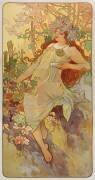 The Seasons: Autumn (Alfons Mucha) - Muzeo.com