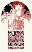 USA - Czechoslovakia: Art Nouveau poster for the Brooklyn Museum Alphonse Mucha Exhibition (Alfons Mucha) - Muzeo.com