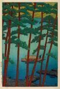 Winter in Arashi Gorge, 1921 (Hasui Kawase) - Muzeo.com
