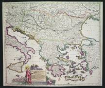Map of Greece (Dutch School) - Muzeo.com